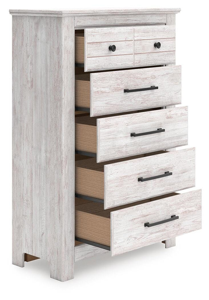Makidern Chest of Drawers - White (4)