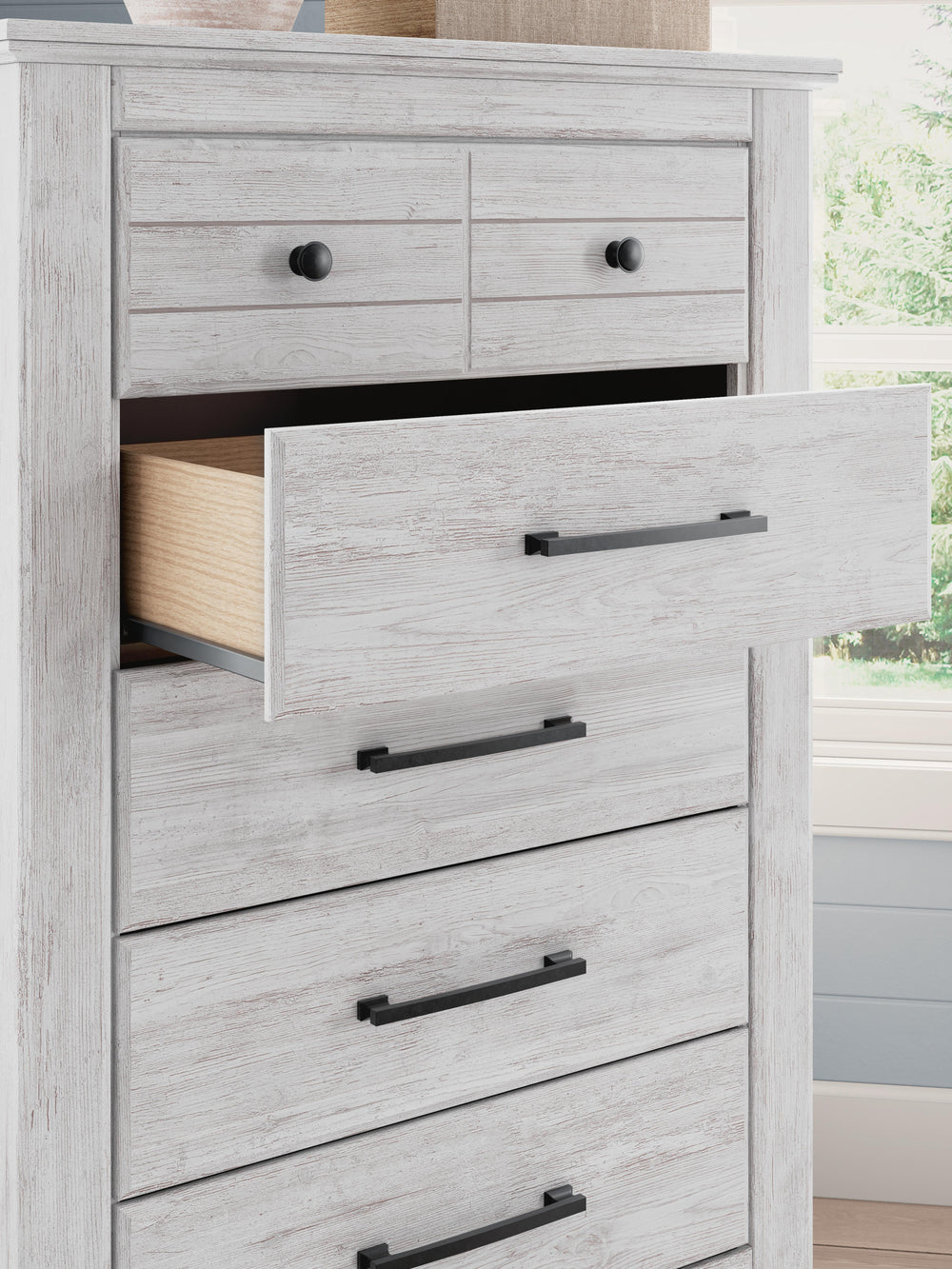 Makidern Chest of Drawers - White (10)