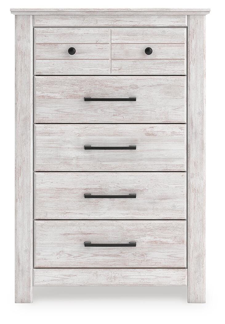 Makidern Chest of Drawers - White (6)
