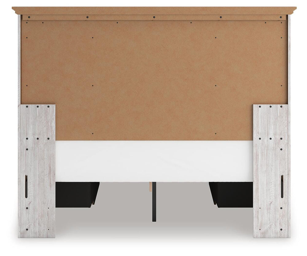 Makidern Queen Panel Storage Bed - Whitewash (5)
