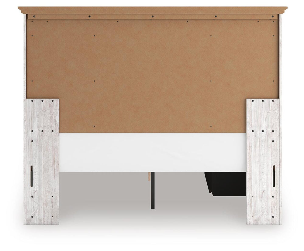 Makidern Queen Panel Storage Bed - Whitewash (5)