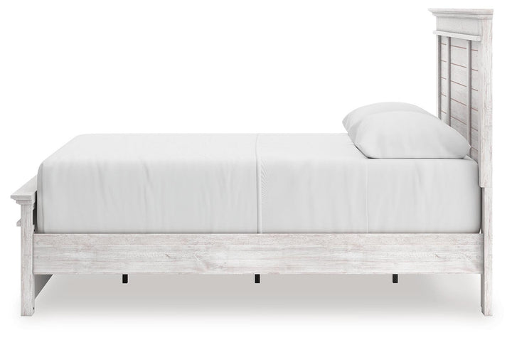 Makidern Queen Panel Storage Bed - Whitewash (7)