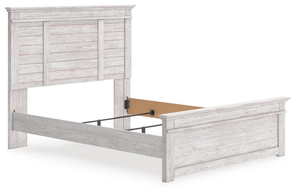 Makidern Queen Panel Bed - White (3)