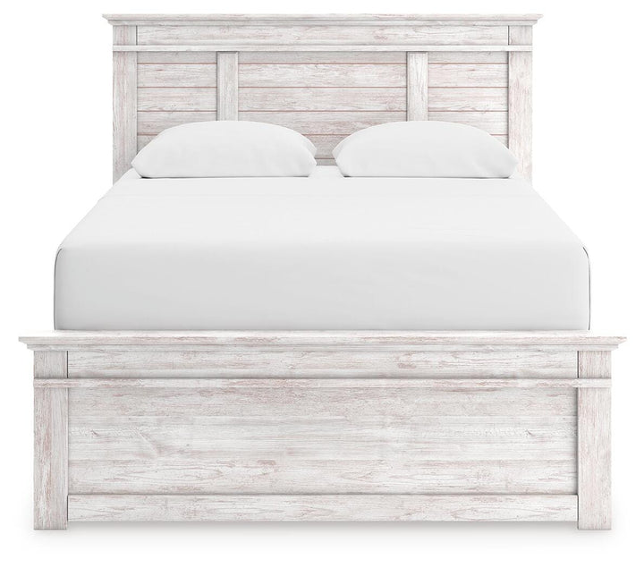 Makidern Queen Panel Bed - White (5)