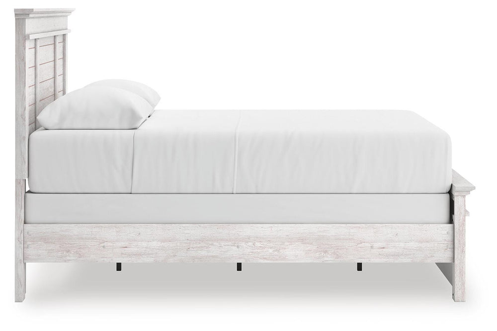 Makidern Queen Panel Bed - White (6)
