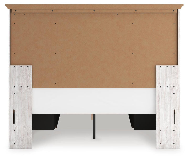 Makidern Queen Panel Storage Bed - Whitewash (5)