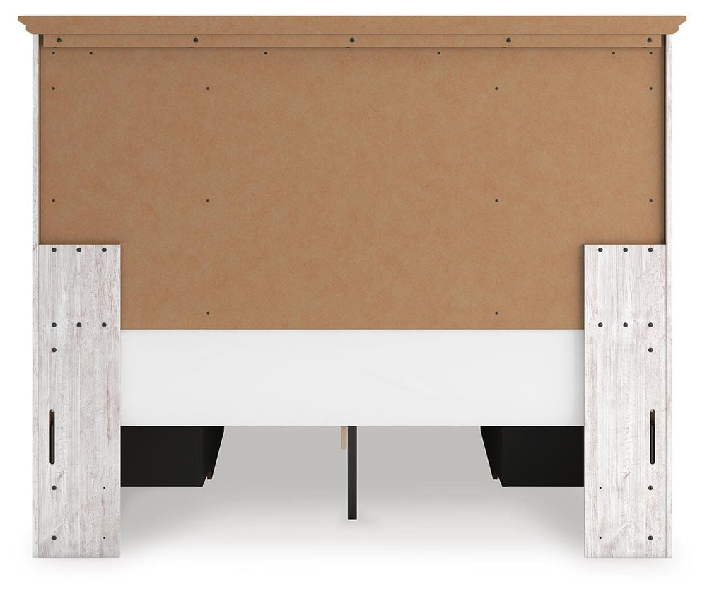 Makidern Queen Panel Storage Bed - Whitewash (5)