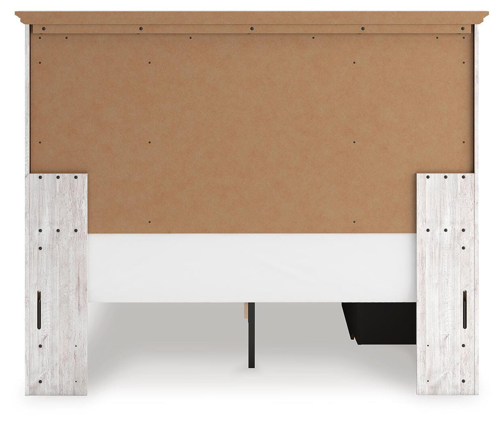 Makidern Queen Panel Storage Bed - Whitewash (5)