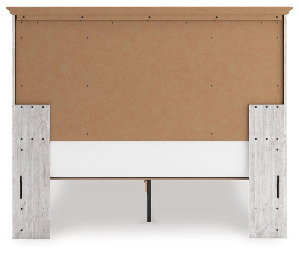Makidern Queen Panel Storage Bed - Whitewash (5)