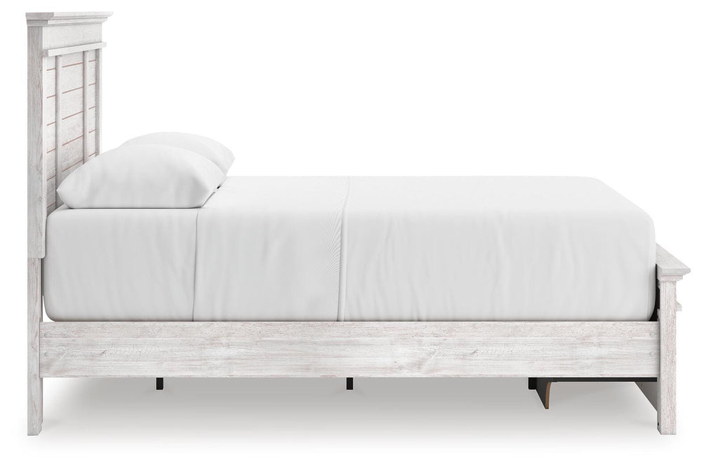 Makidern Queen Panel Storage Bed - Whitewash (8)