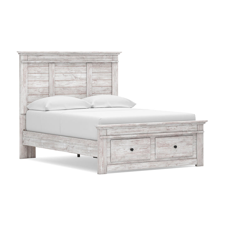 Makidern Full Panel Storage Bed, Dresser and Mirror (9)
