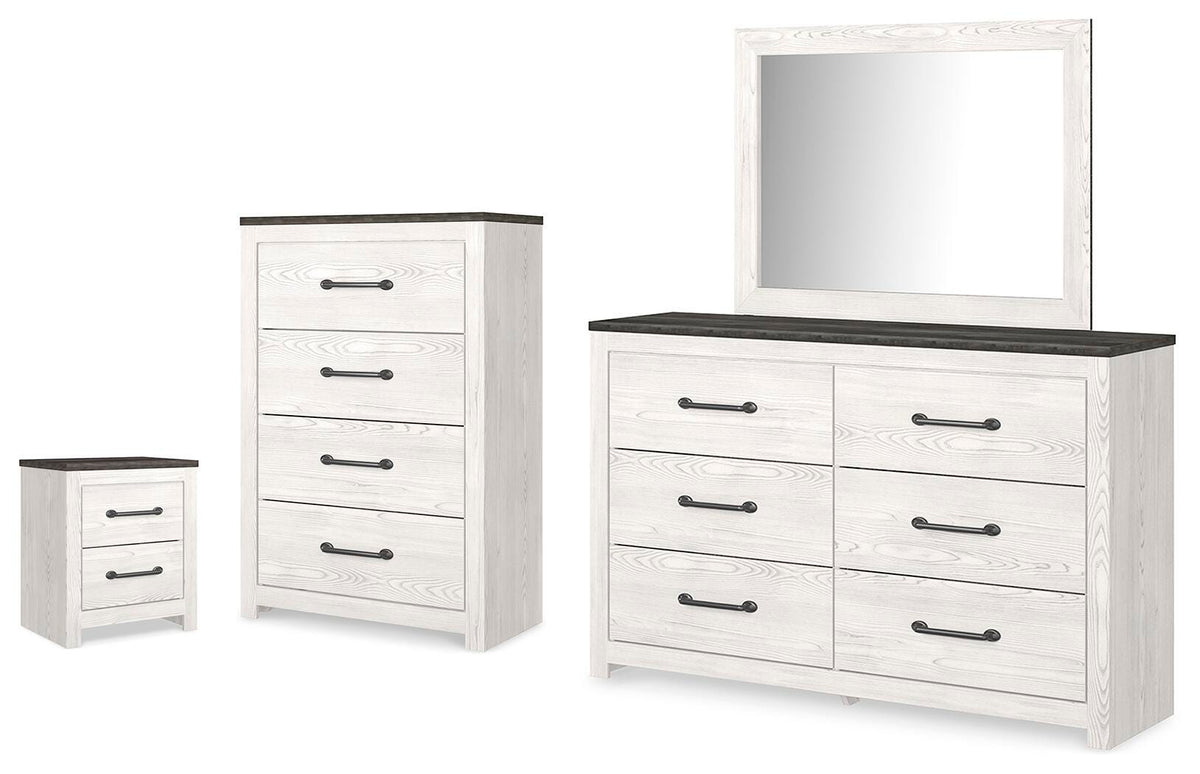 Gerridan Dresser, Mirror, Chest and Nightstand (1)