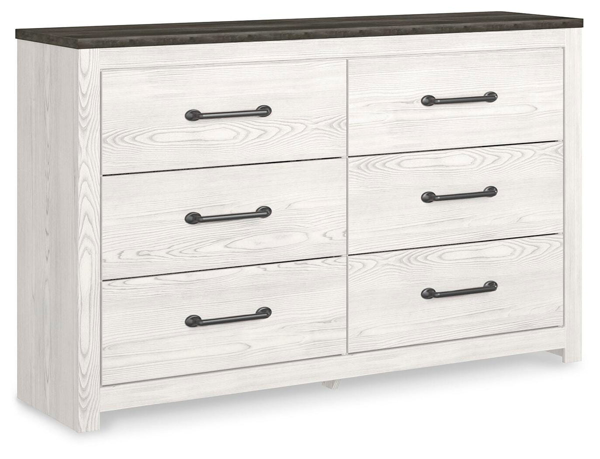 Gerridan King Panel Bed, Dresser, Mirror, Chest and 2 nightstands