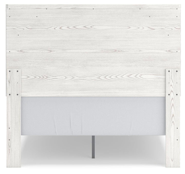 Gerridan Full Panel Bed and Chest - White/Gray (12)