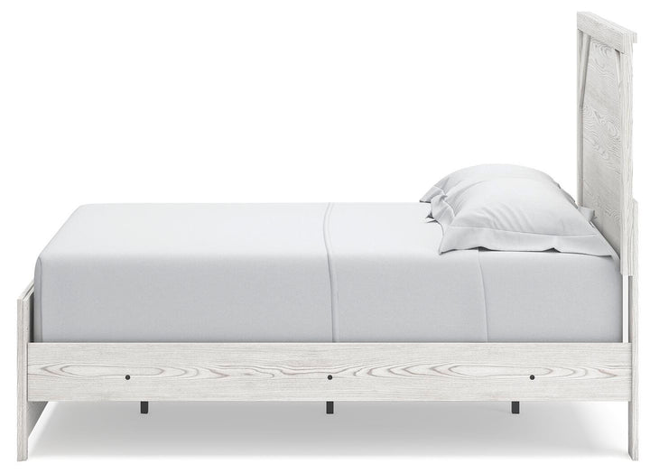 Gerridan Full Panel Bed - White/Gray (6)