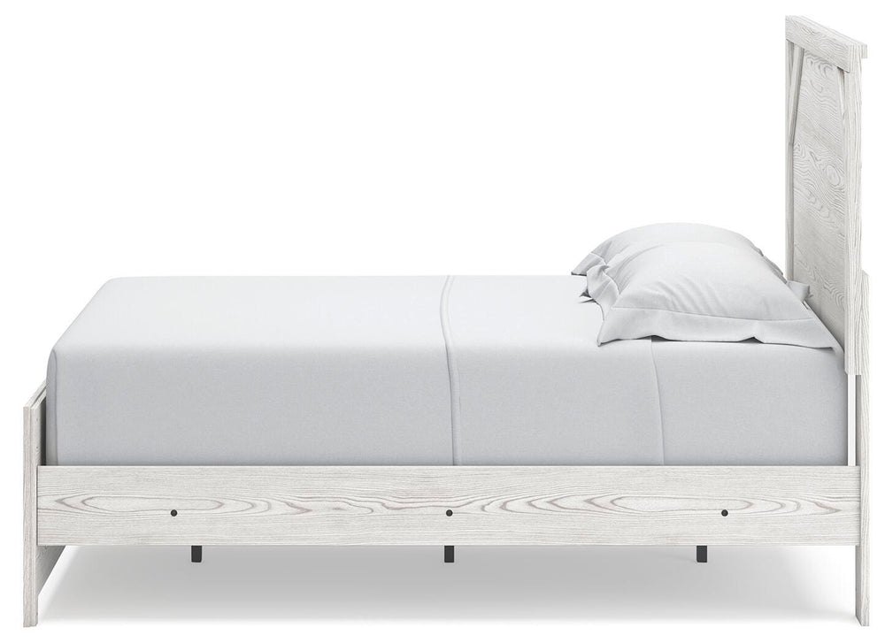 Gerridan Full Panel Bed - White/Gray (6)