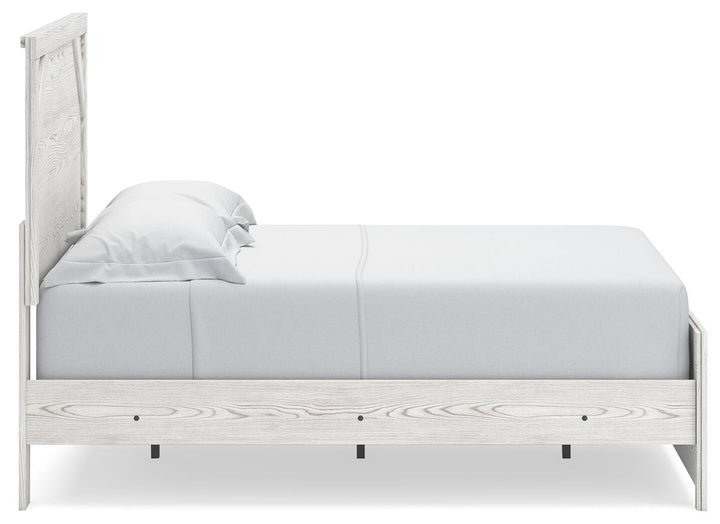Gerridan Full Panel Bed, Dresser, Mirror and Nightstand - White/Gray (9)