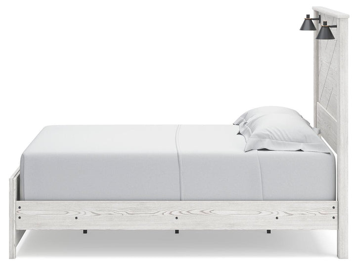 Gerridan Queen Panel Bed - White/Gray (7)