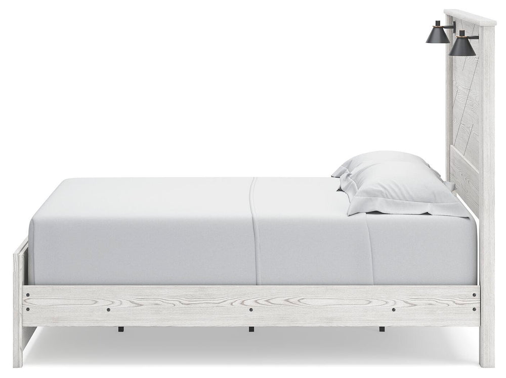 Gerridan Queen Panel Bed - White/Gray (7)