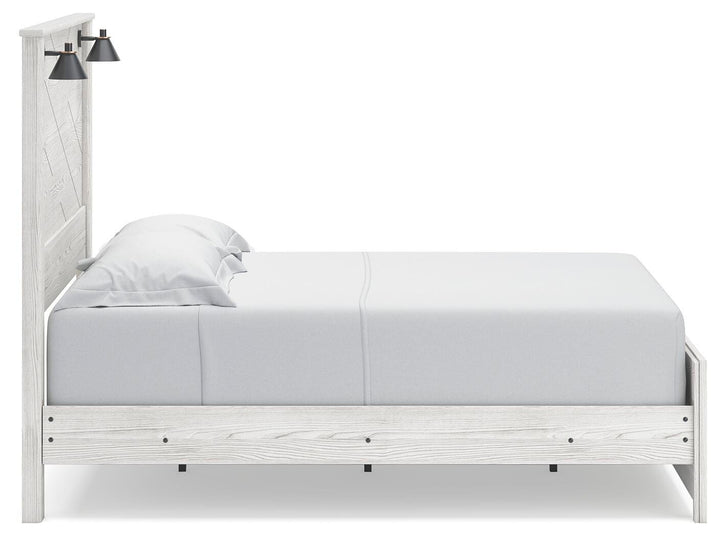 Gerridan Queen Panel Bed - White/Gray (5)