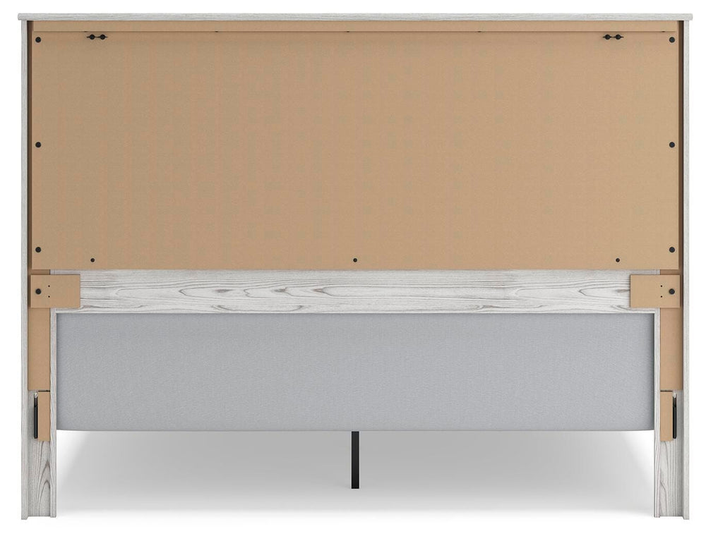 Gerridan King Panel Bed - White/Gray (6)