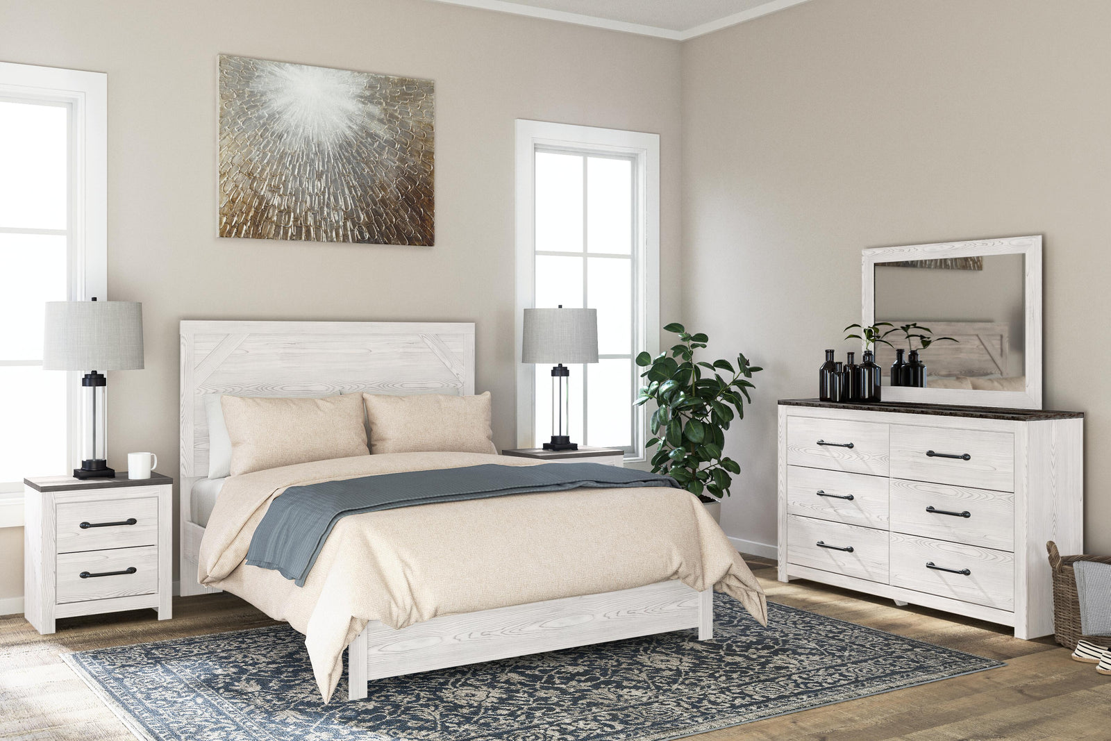Gerridan Nightstand - White (2)