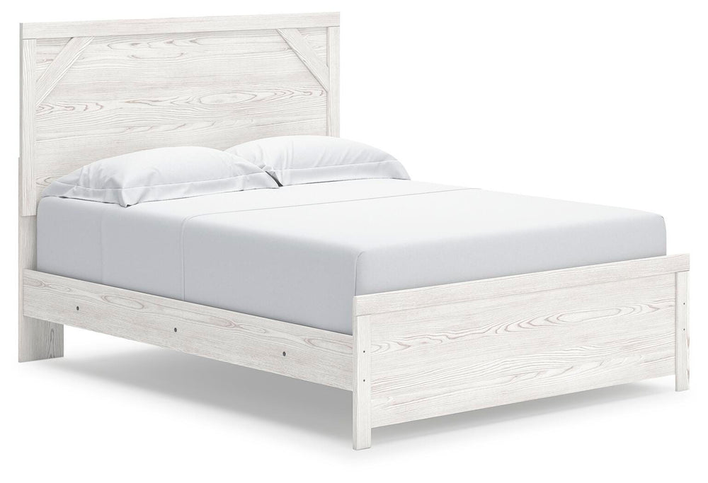 Gerridan Queen Panel Bed, Dresser, Mirror, and Chest - White (3)