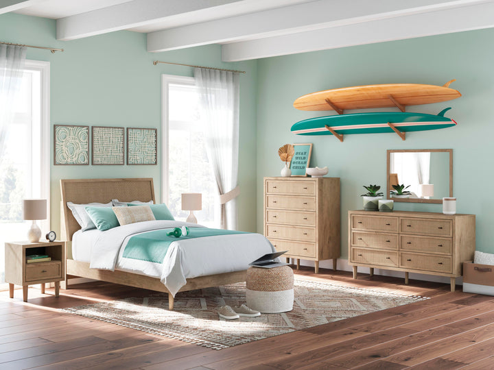 Cielden Full Panel Bed - Beige (10)