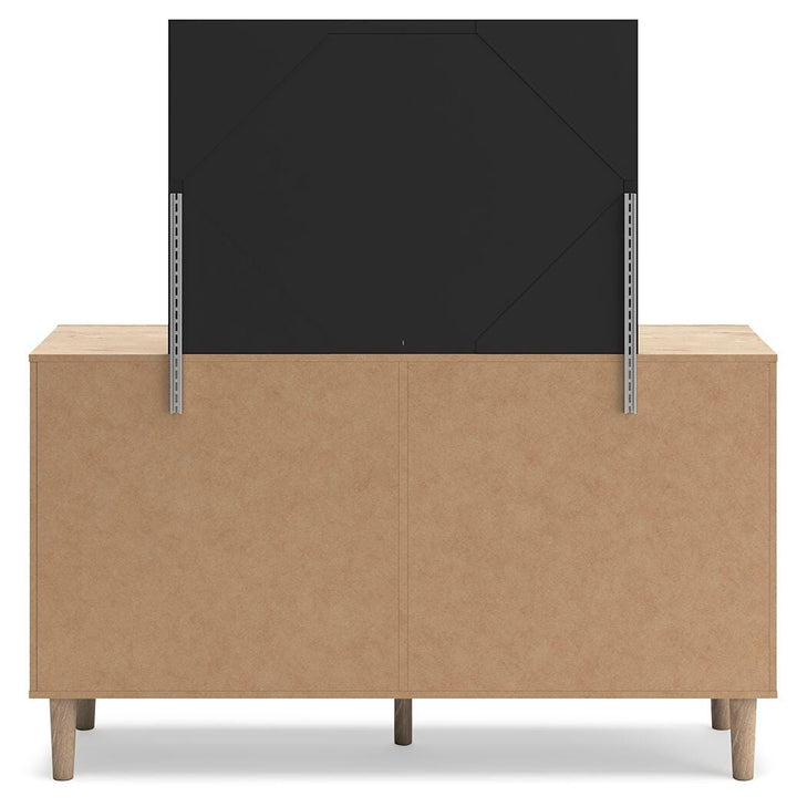 Cielden Dresser and Mirror - Beige (6)