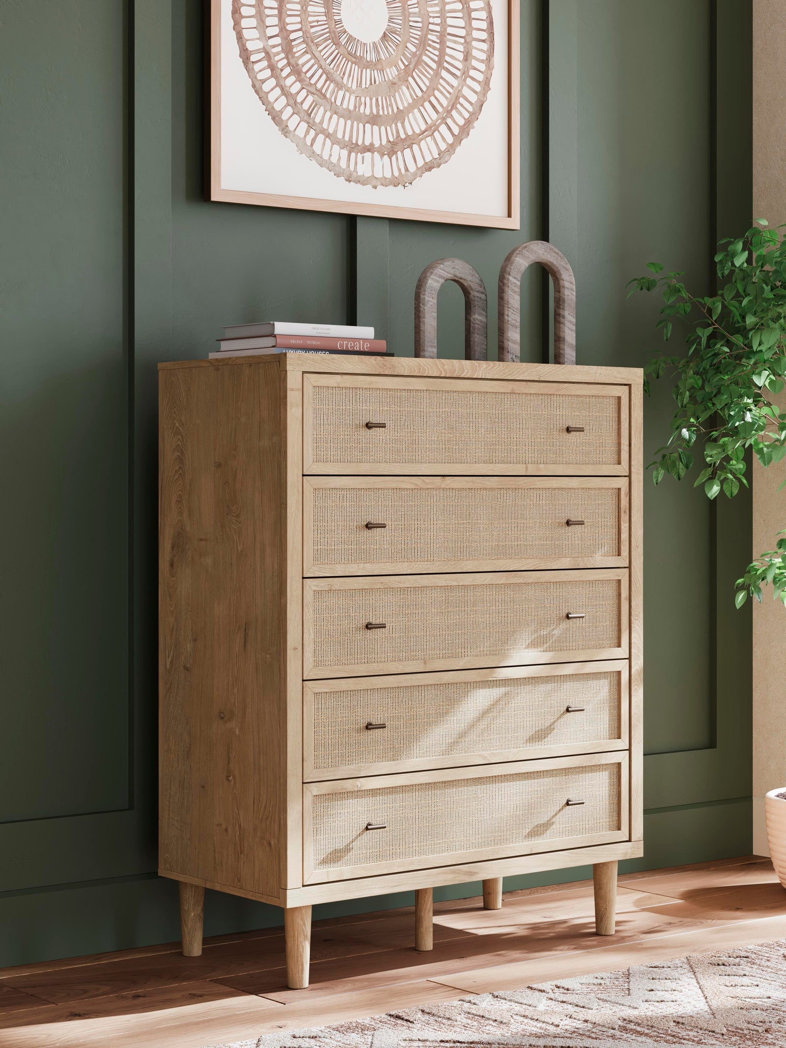 Cielden Chest of Drawers - Beige (2)