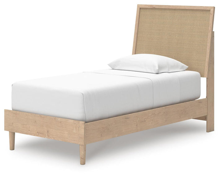 Cielden Twin Panel Bed - Beige (5)