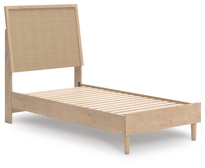 Cielden Twin Panel Bed - Beige (3)