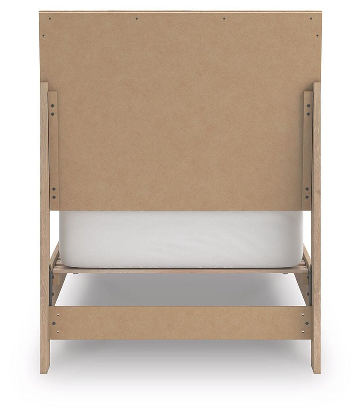 Cielden Twin Panel Bed - Beige (7)