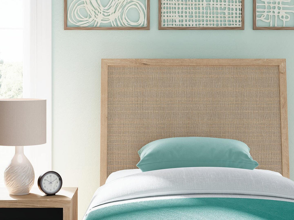 Cielden Twin Panel Bed - Beige (9)