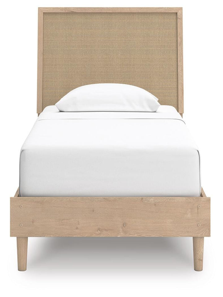 Cielden Twin Panel Bed - Beige (4)