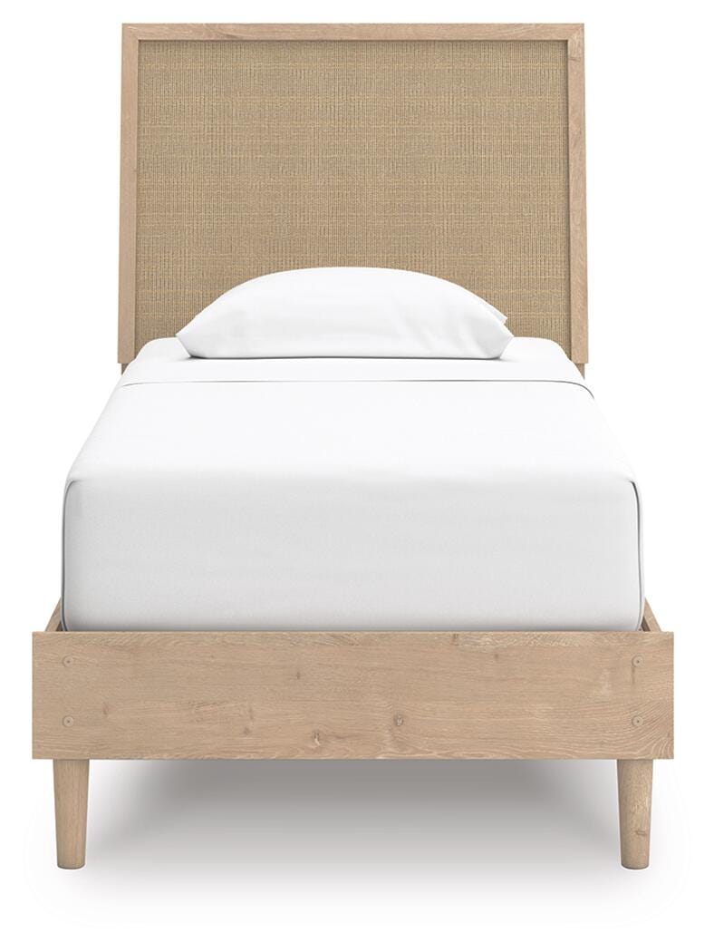 Cielden Twin Panel Bed - Beige (4)