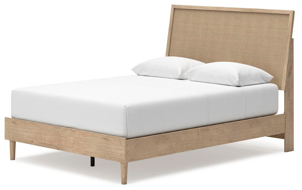 Cielden Queen Panel Bed, Dresser and Mirror - Two-tone (9)