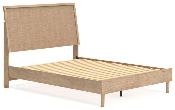 Cielden Queen Panel Bed, Dresser and Mirror - Two-tone (4)