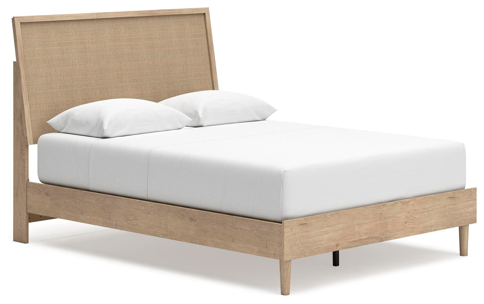 Cielden Queen Panel Bed - Beige (1)