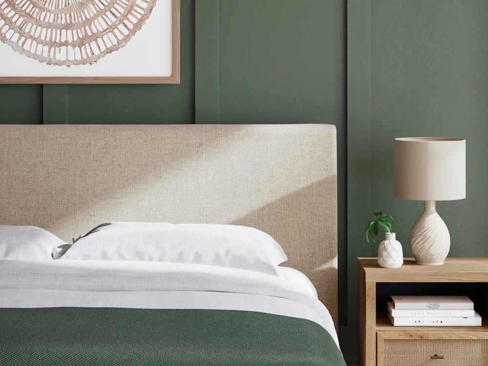 Cielden King Upholstered Bed with Roll Slats - Gray (9)