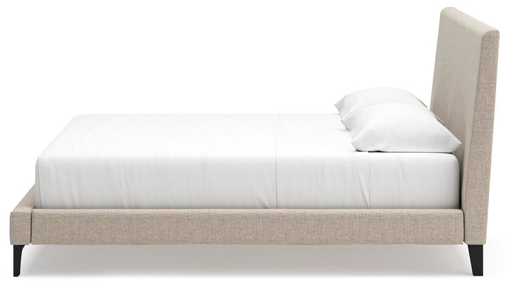Cielden King Upholstered Bed with Roll Slats - Gray (7)