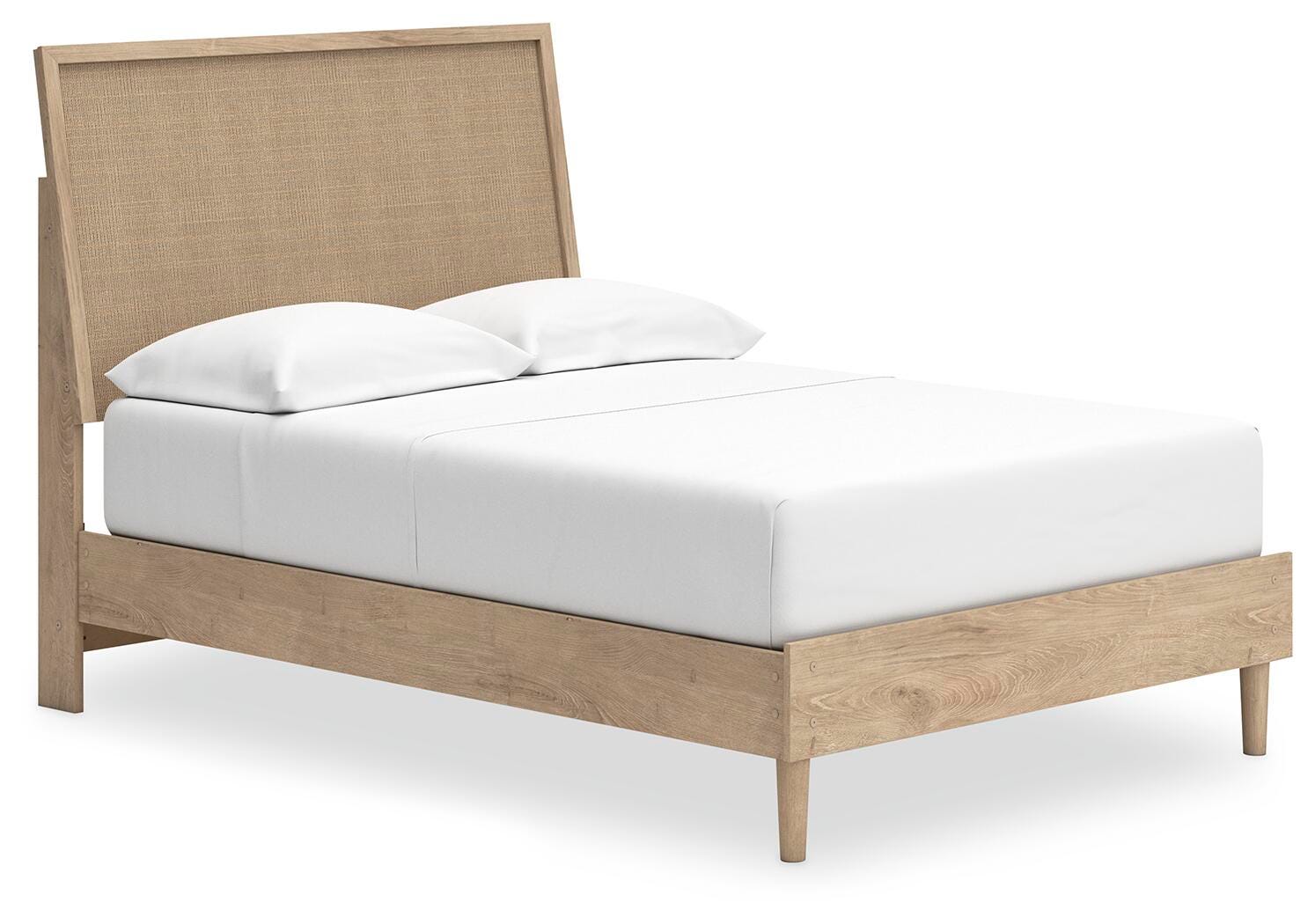 Cielden Full Panel Bed - Beige (1)