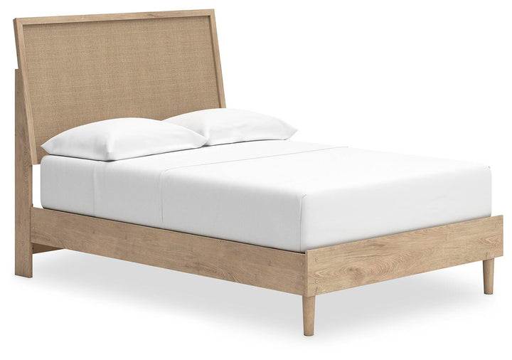 Cielden Full Panel Bed - Beige (1)
