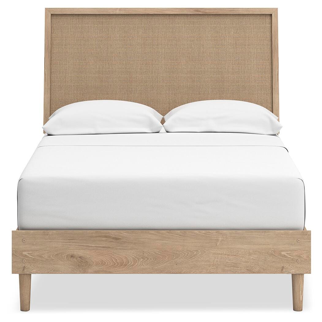 Cielden Full Panel Bed, Dresser and Mirror - Two-tone (2)