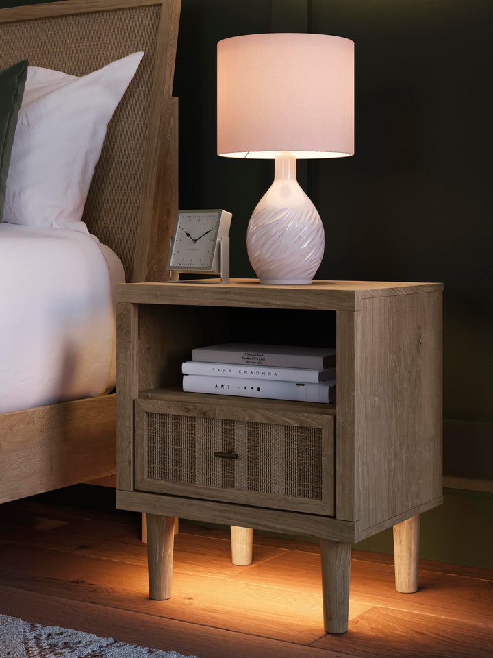 Cielden Nightstand - Beige (11)