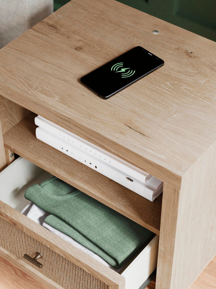 Cielden Nightstand - Beige (12)