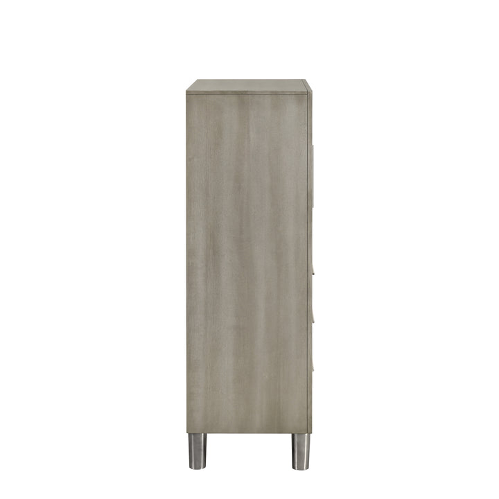 Lennox Door Chest With LED Light-Gray