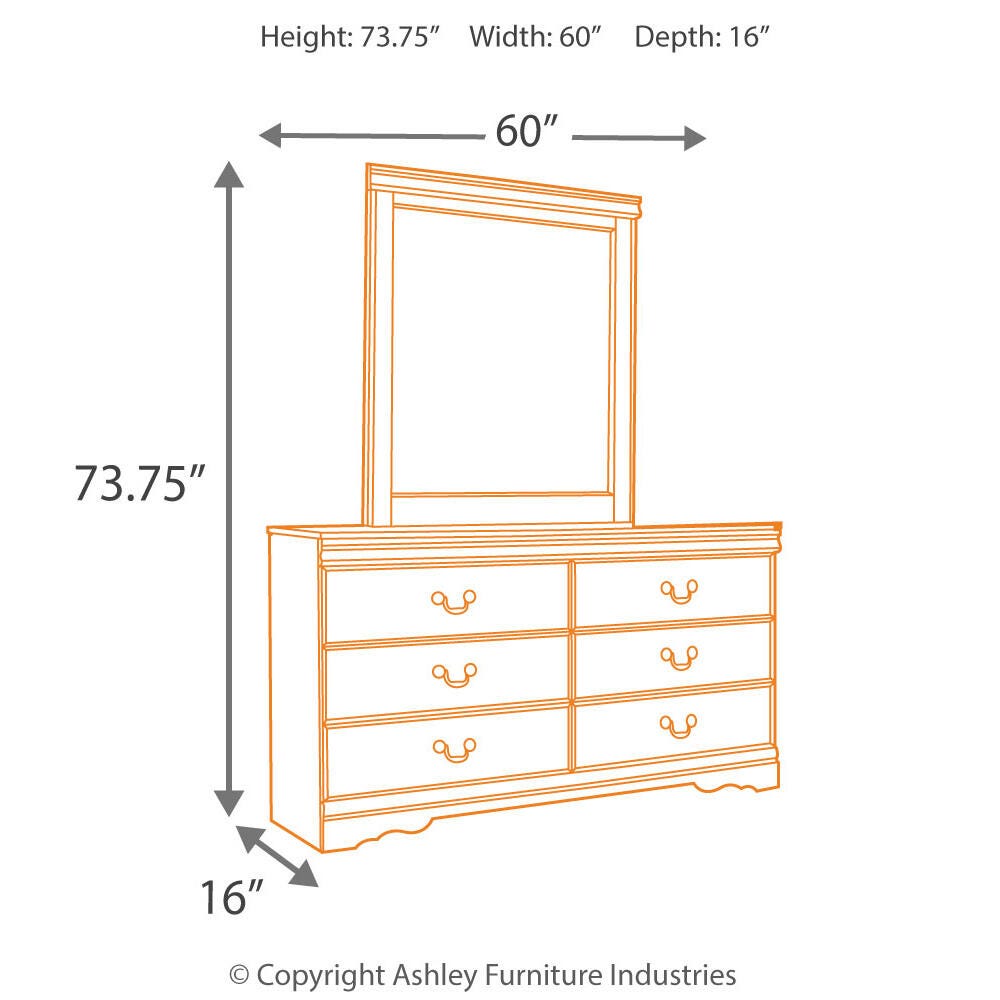 Huey Vineyard Dresser and Mirror - Black (4)