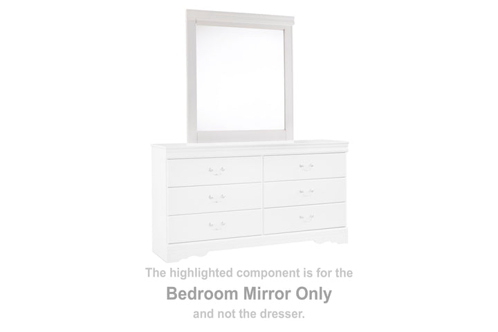 Anarasia Bedroom Mirror - White (2)