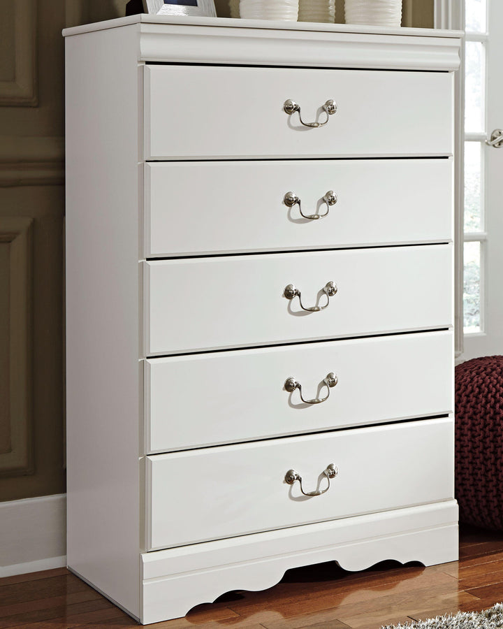 Anarasia Chest of Drawers - White (2)